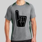 Heather Colorblock Contender ™ Tee Thumbnail