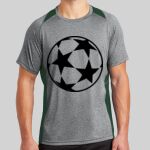 Heather Colorblock Contender ™ Tee Thumbnail