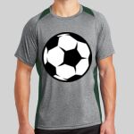 Heather Colorblock Contender ™ Tee Thumbnail