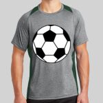 Heather Colorblock Contender ™ Tee Thumbnail