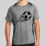 Heather Colorblock Contender ™ Tee Thumbnail