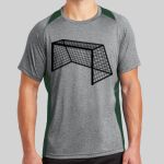 Heather Colorblock Contender ™ Tee Thumbnail