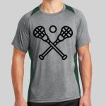 Heather Colorblock Contender ™ Tee Thumbnail