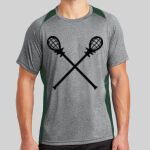 Heather Colorblock Contender ™ Tee Thumbnail