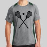 Heather Colorblock Contender ™ Tee Thumbnail