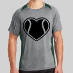 Heather Colorblock Contender ™ Tee Thumbnail