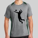 Heather Colorblock Contender ™ Tee Thumbnail