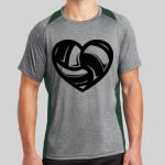 Heather Colorblock Contender ™ Tee Thumbnail