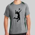 Heather Colorblock Contender ™ Tee Thumbnail