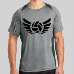 Heather Colorblock Contender ™ Tee Thumbnail