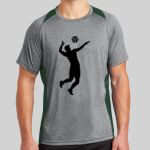 Heather Colorblock Contender ™ Tee Thumbnail