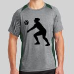 Heather Colorblock Contender ™ Tee Thumbnail