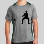 Heather Colorblock Contender ™ Tee Thumbnail