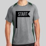 Heather Colorblock Contender ™ Tee Thumbnail