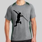 Heather Colorblock Contender ™ Tee Thumbnail