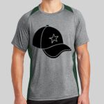 Heather Colorblock Contender ™ Tee Thumbnail