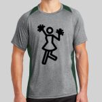 Heather Colorblock Contender ™ Tee Thumbnail