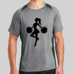 Heather Colorblock Contender ™ Tee Thumbnail