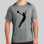 Heather Colorblock Contender ™ Tee Thumbnail