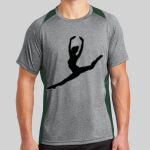 Heather Colorblock Contender ™ Tee Thumbnail