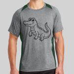 Heather Colorblock Contender ™ Tee Thumbnail