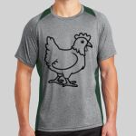 Heather Colorblock Contender ™ Tee Thumbnail