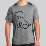 Heather Colorblock Contender ™ Tee Thumbnail