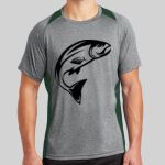 Heather Colorblock Contender ™ Tee Thumbnail