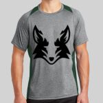 Heather Colorblock Contender ™ Tee Thumbnail