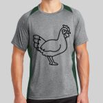 Heather Colorblock Contender ™ Tee Thumbnail