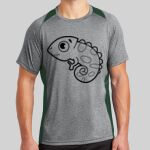 Heather Colorblock Contender ™ Tee Thumbnail