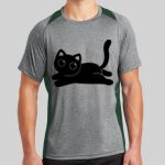 Heather Colorblock Contender ™ Tee Thumbnail