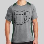 Heather Colorblock Contender ™ Tee Thumbnail