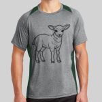 Heather Colorblock Contender ™ Tee Thumbnail