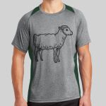 Heather Colorblock Contender ™ Tee Thumbnail