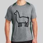 Heather Colorblock Contender ™ Tee Thumbnail