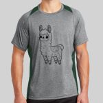 Heather Colorblock Contender ™ Tee Thumbnail