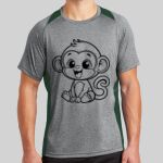 Heather Colorblock Contender ™ Tee Thumbnail