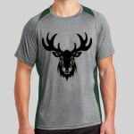 Heather Colorblock Contender ™ Tee Thumbnail