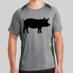 Heather Colorblock Contender ™ Tee Thumbnail