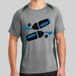 Heather Colorblock Contender ™ Tee Thumbnail
