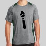 Heather Colorblock Contender ™ Tee Thumbnail