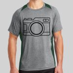 Heather Colorblock Contender ™ Tee Thumbnail