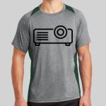 Heather Colorblock Contender ™ Tee Thumbnail