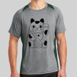 Heather Colorblock Contender ™ Tee Thumbnail