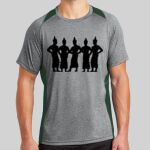 Heather Colorblock Contender ™ Tee Thumbnail