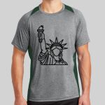 Heather Colorblock Contender ™ Tee Thumbnail