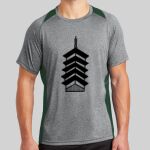 Heather Colorblock Contender ™ Tee Thumbnail