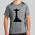 Heather Colorblock Contender ™ Tee Thumbnail