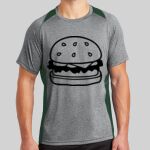 Heather Colorblock Contender ™ Tee Thumbnail